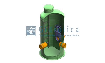 Gidrolica LOS-KK/колодец отбора проб/25/75