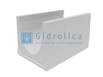 Лоток водоотводный бетонный коробчатый (СО-400мм), с водосливом КUв 100.54(40).45(37) - BGU-XL, № 0