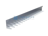Бордюр Gidrolica Line Steel (Лайн Стил) L-образный из оцинкованной стали 1200х120х70х1,5мм
