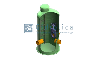 Gidrolica LOS-KK/колодец отбора проб/80/240