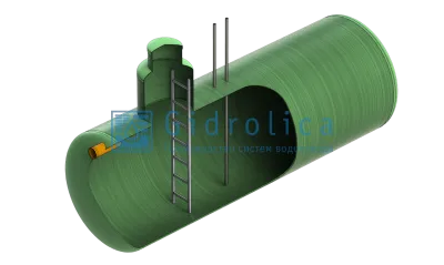 Топливная емкость Gidrolica Tank Fuel/горизонтальный вариант/1900х5400мм