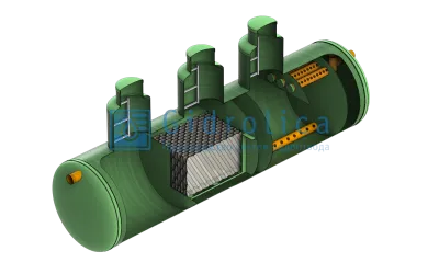 Gidrolica LOS-System 3/пескоотделитель-бензомаслоотделитель-сорбционный фильтр/6